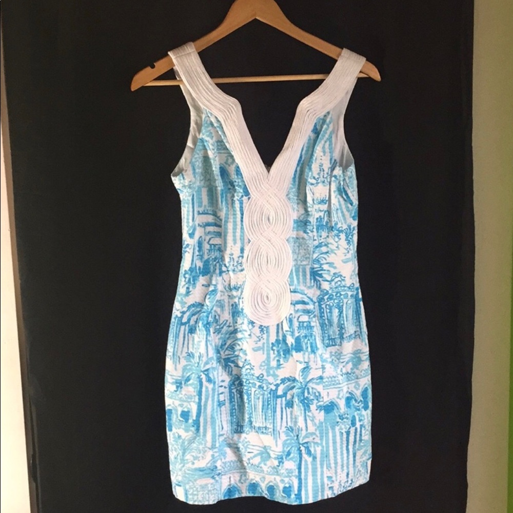 Lilly Pulitzer la playa shift dress sz 0